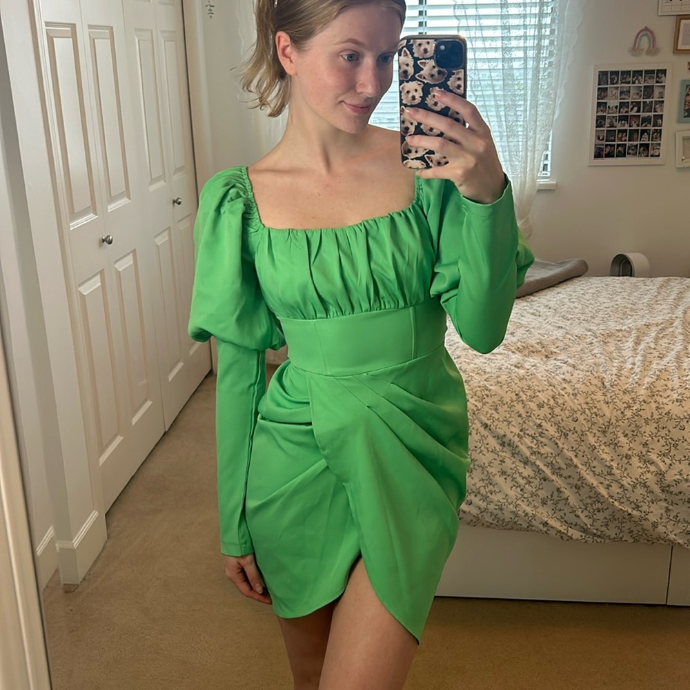 Green Mini Dress